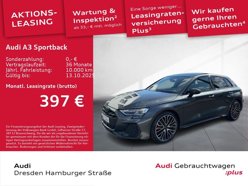 Audi A3 8.076 km 46.495 € Dresden 01067
