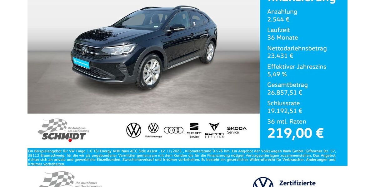 VW Taigo 9.576 km 24.975 &euro; Bernsdorf 09337