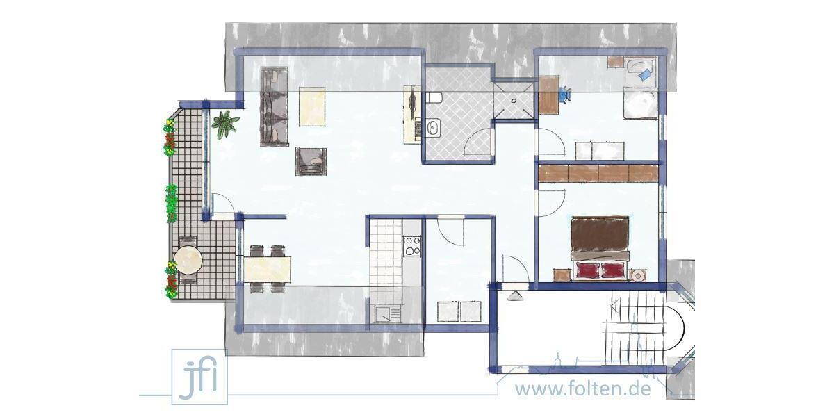 Wunderschöne Dachgeschosswohnung in ruhiger Siedlungslage 3 zimmer