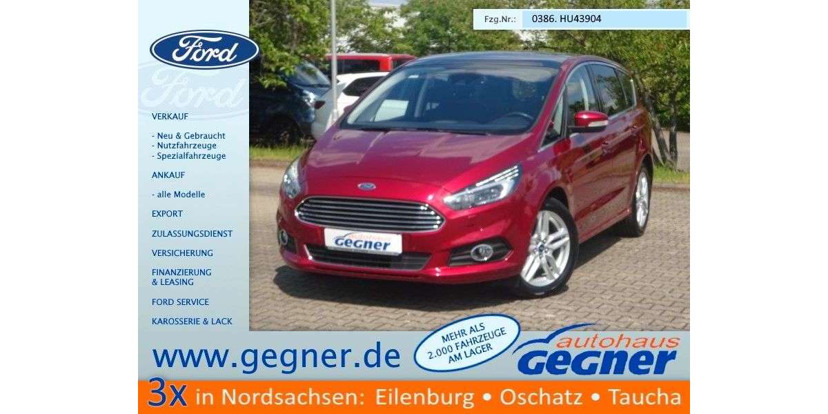 Ford S-Max 117.600 km 15.790 &euro; Eilenburg 04838