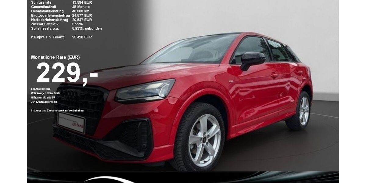 Audi Q2 73.505 km 25.420 &euro; Sigmaringen 72488