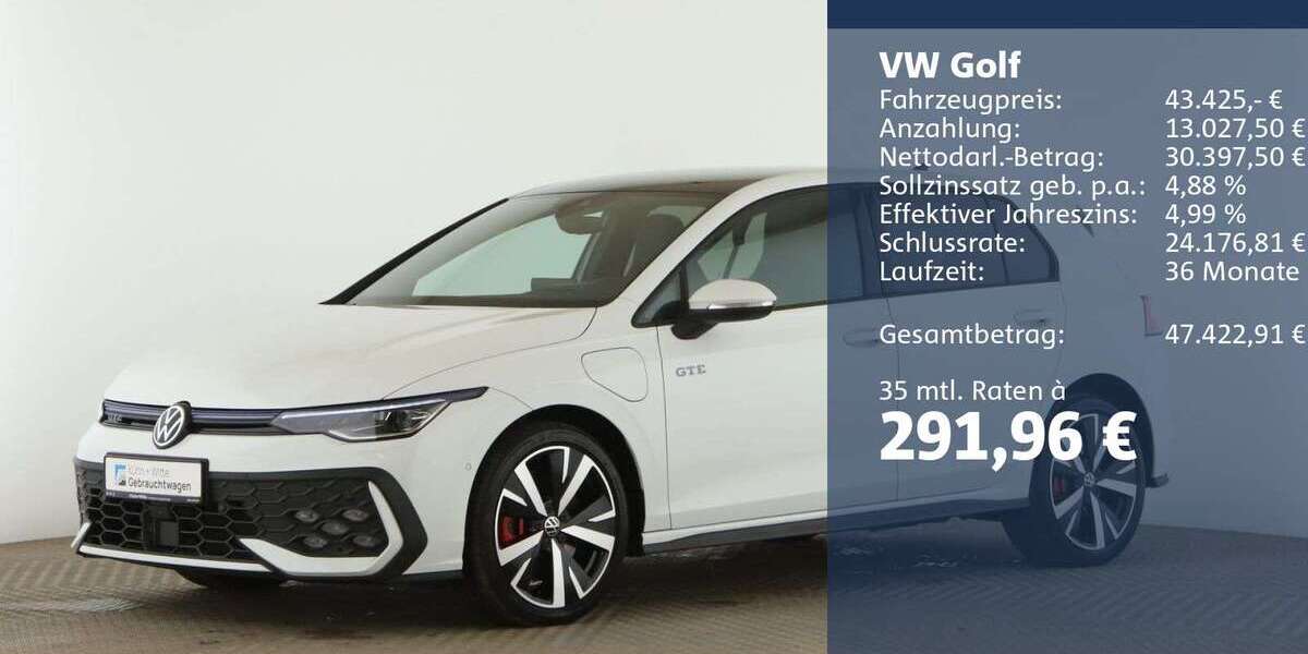 VW Golf GTE 27.820 km 33.850 &euro; Jesteburg 21266