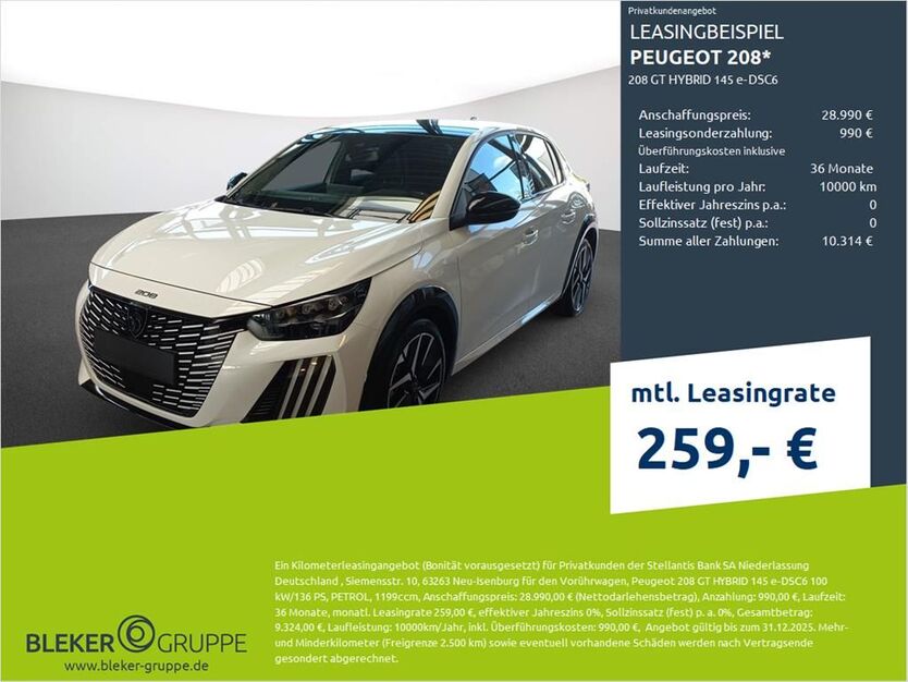Peugeot 208 1.500 km 28.490 € Münster - Amelsbüren 48163