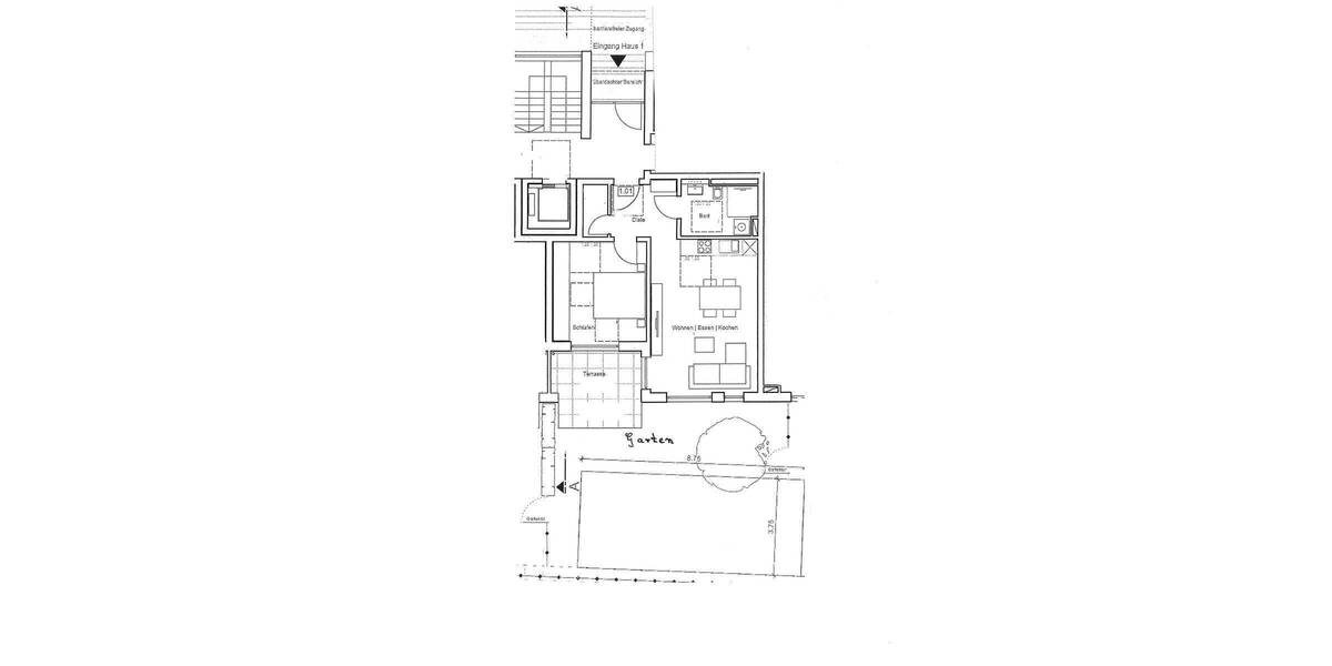 Etagenwohnung Neu-Ulm Burlafingen - 2 Zimmer, 58 m&sup2;, 900&euro; | Angebot:26867030