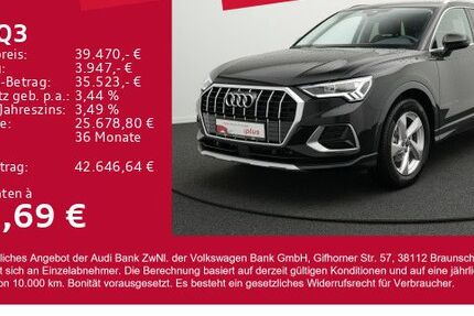 Audi Q3 6.100 km 39.270 &euro; Gersthofen 86368