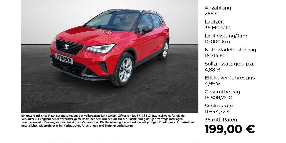 Seat Arona 23.326 km 16.780 &euro; Georgsmarienhütte (Osnabrück) 49124