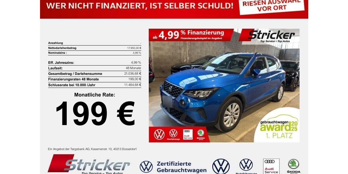 Seat Arona 23.743 km 17.939 &euro; Horn-Bad Meinberg 32805