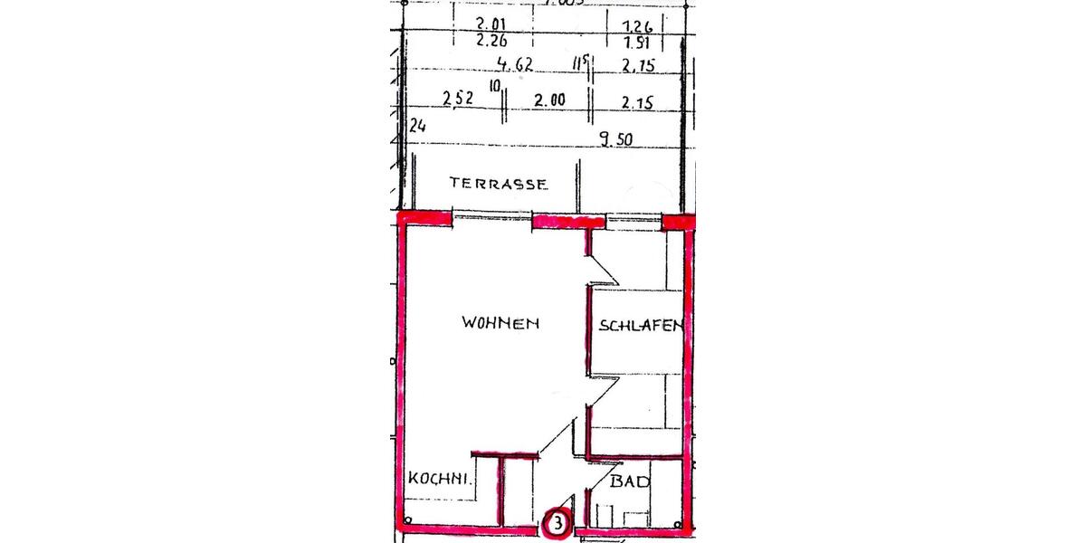 Erdgeschoßwohnung Kronshagen - 2 Zimmer, 52 m&sup2;, 215.000&euro; | Angebot:26413306