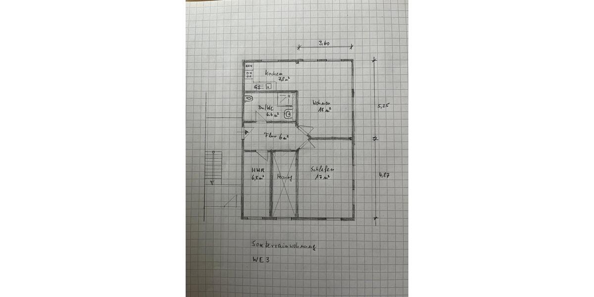Etagenwohnung Westerrönfeld - 2 Zimmer, 62 m&sup2;, 890&euro; | Angebot:26315961