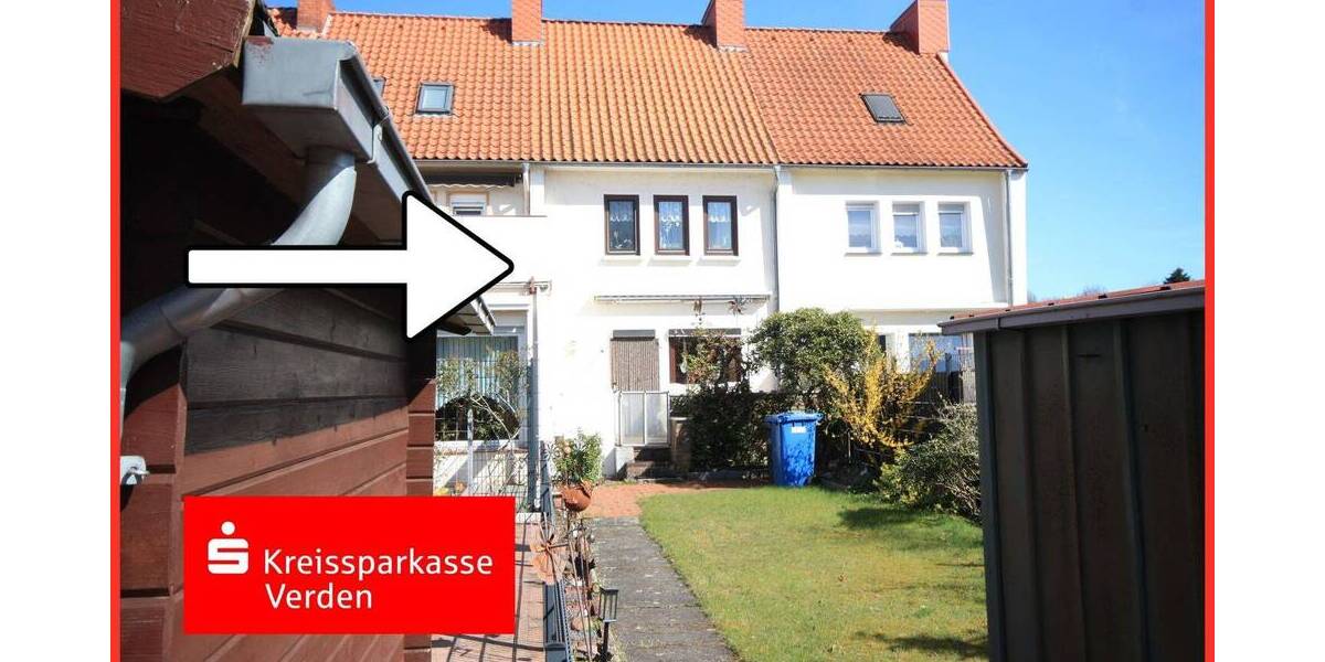 Reihenmittelhaus Verden - 4 Zimmer, 73 m&sup2;, 162.000&euro; | Angebot:26306221