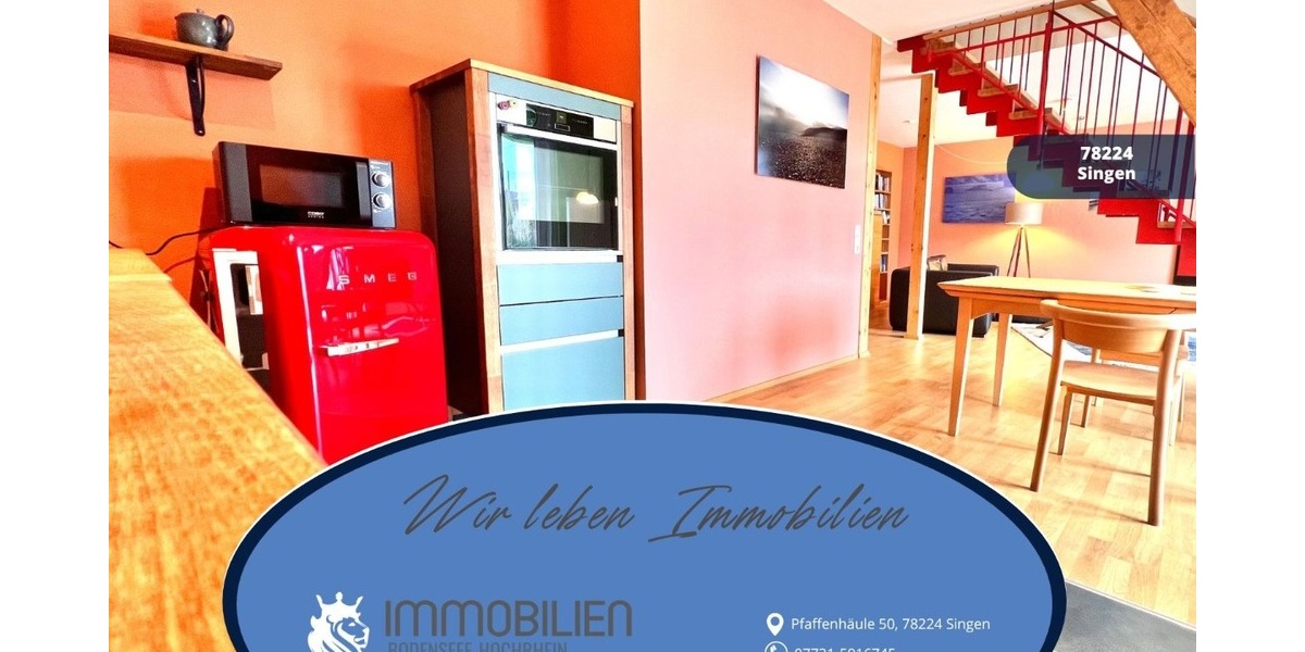 Hohentwiel-Panorama Eigentumswohnung : Maisonette Wohnung mit XL-Terrasse in Singen-Nord zum Kauf - Maisonettenwohnung Singen | Angebot:23475616