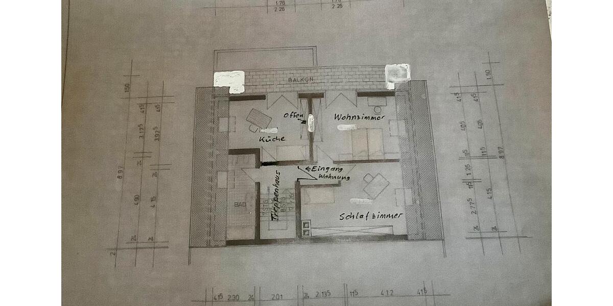 3 Raum Mietwohnung in Kirchhellen zimmer