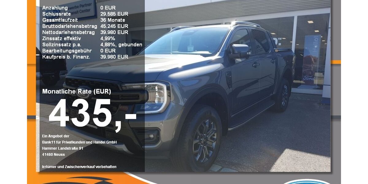 Ford Ranger 17.680 km 39.980 &euro; Mühldorf am Inn 84453