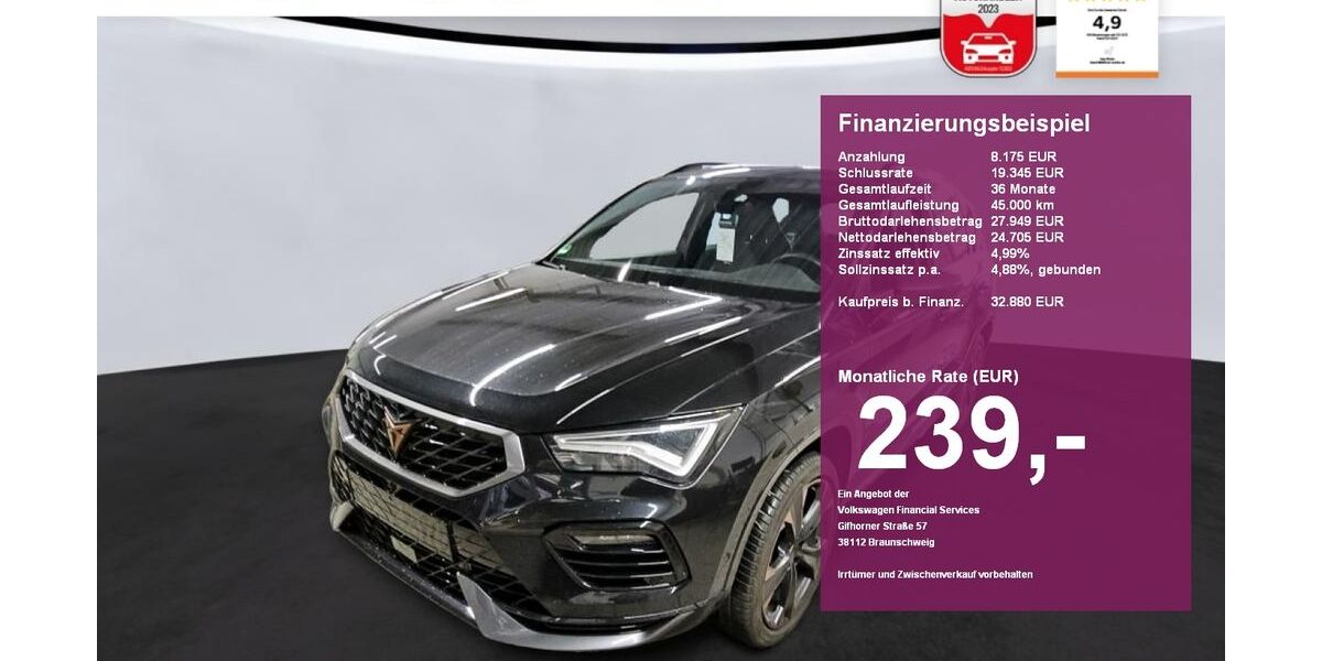 Cupra Ateca 11.600 km 32.880 &euro; Albbruck 79774