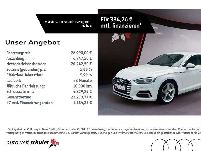 Audi A5 87.049 km 26.990 € Villingen-Schwenningen 78052