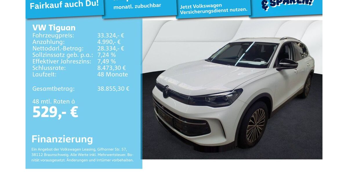 VW Tiguan 16.174 km 32.991 &euro; Mannheim 68309
