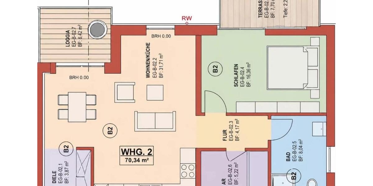Erdgeschoßwohnung Irrel - 1 Zimmer, 70 m&sup2;, 289.000&euro; | Angebot:27408176