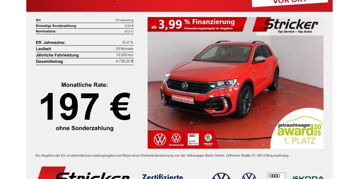 VW T-Roc 60.621 km 25.949 &euro; Detmold 32760