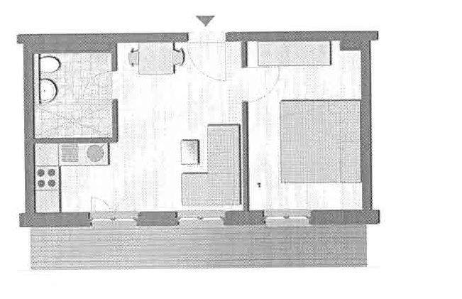 2 ZIMMER APARTMENT MIT EINBAUKÜCHE IM DACHGESCHOSS... 2 zimmer