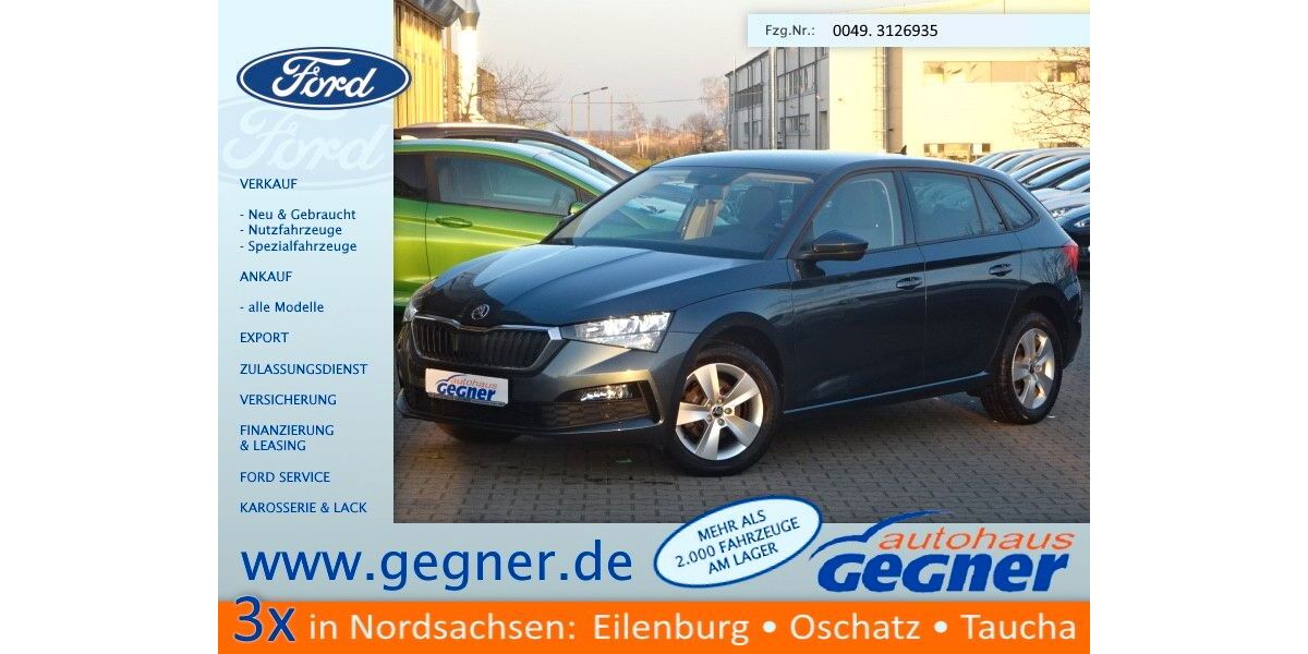 Skoda Scala 17.813 km 14.840 &euro; Eilenburg 04838