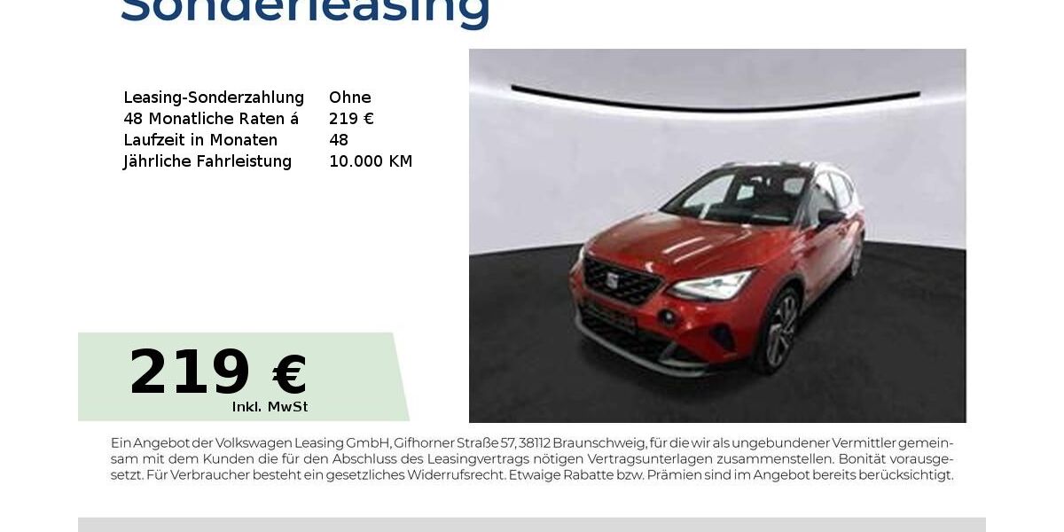 Seat Arona 49.394 km 18.740 &euro; Bernburg 06406