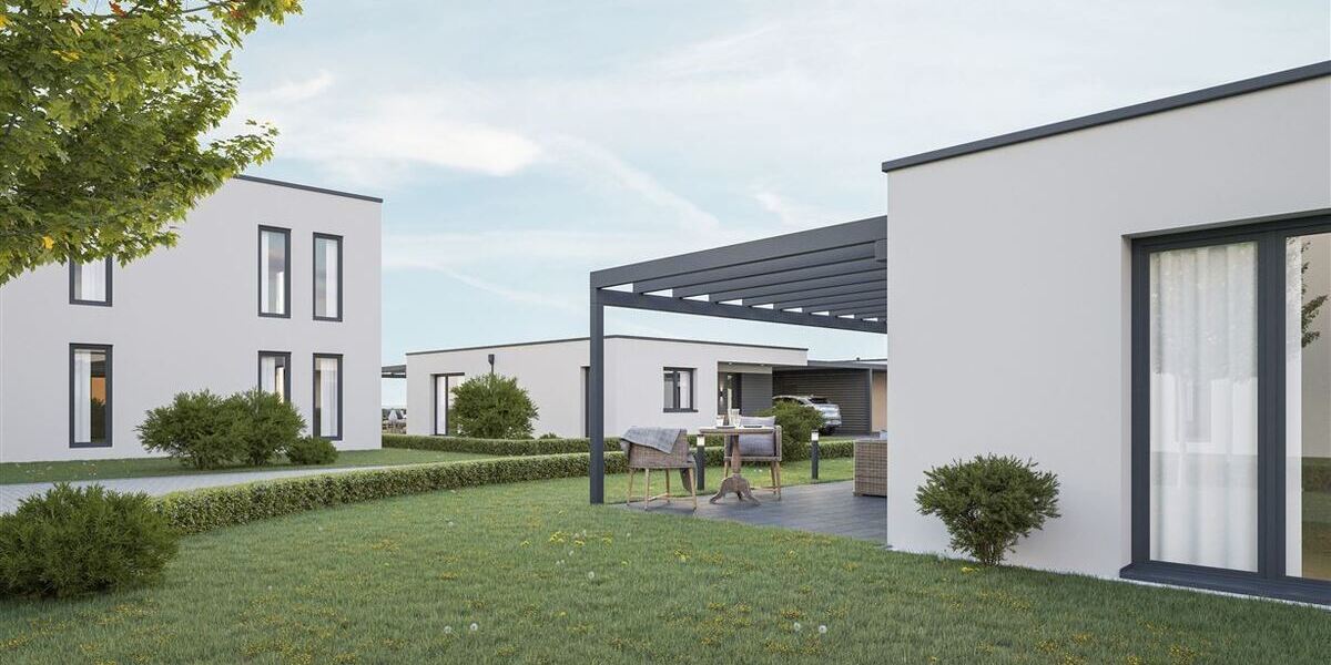 Neubau: Doppelhaus im modernen Bungalow Stil, KfW 55, mit Betreuungskonzept möglich - Doppelhaushälfte Steyerberg | Angebot:25925771