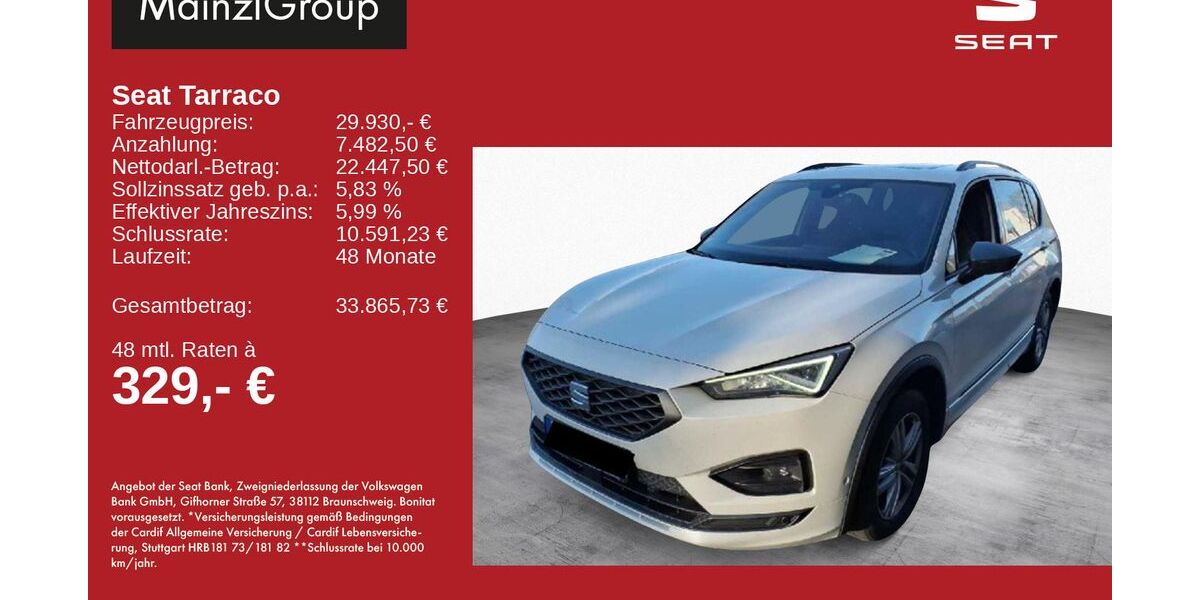 Seat Tarraco 101.726 km 29.930 &euro; Feldkirchen/Westerham 83620