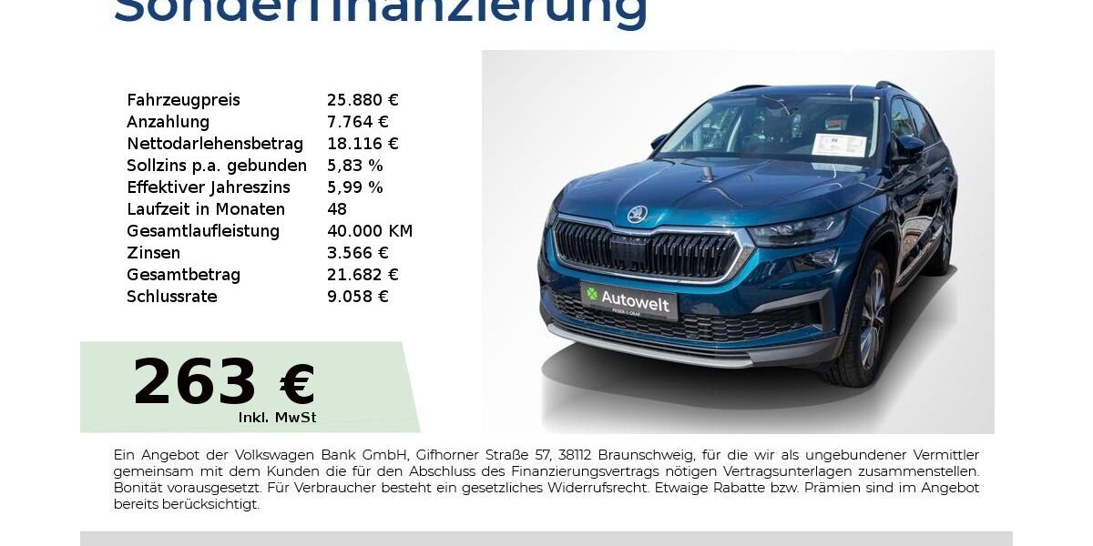 Skoda Kodiaq 98.250 km 25.880 &euro; Nürnberg 90431