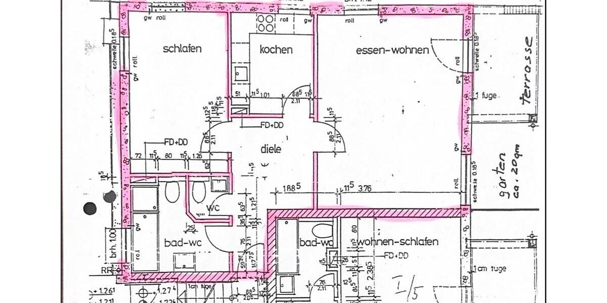 Erdgeschoßwohnung Mainz Bretzenheim - 2 Zimmer, 72 m&sup2;, 320.000&euro; | Angebot:26153626