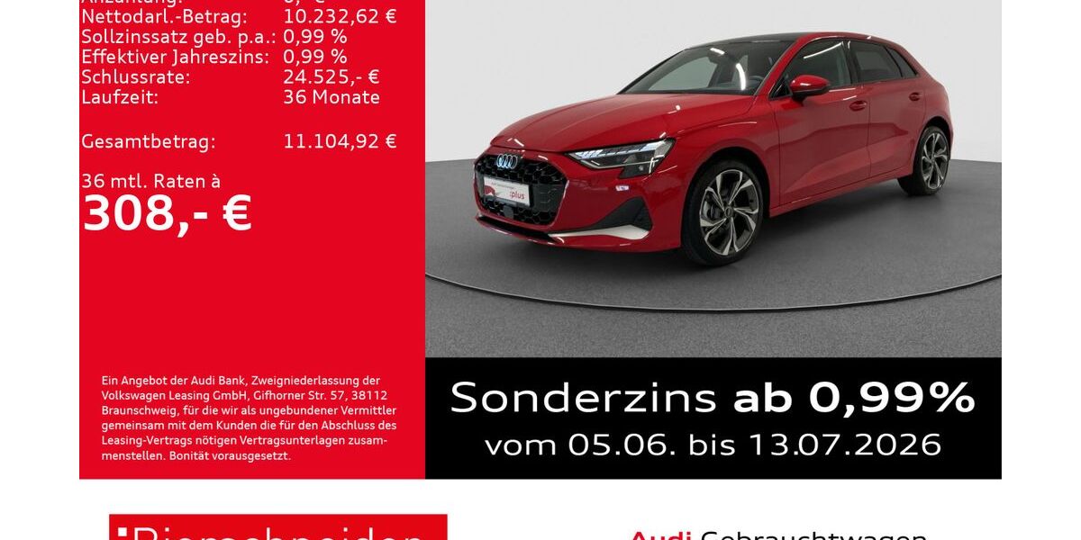Audi A3 7.194 km 32.450 &euro; Aalen 73431