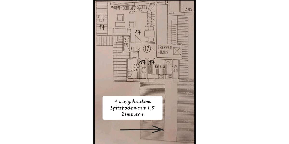 Maisonettenwohnung Rheda-Wiedenbrück Wiedenbrück - 2.5 Zimmer, 80 m&sup2;, 210.000&euro; | Angebot:26837753