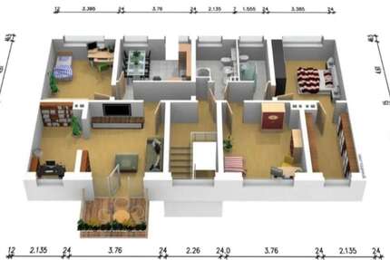 Zimmer Chemnitz Bernsdorf - 5 Zimmer, 1.140&euro; | Angebot:25755463