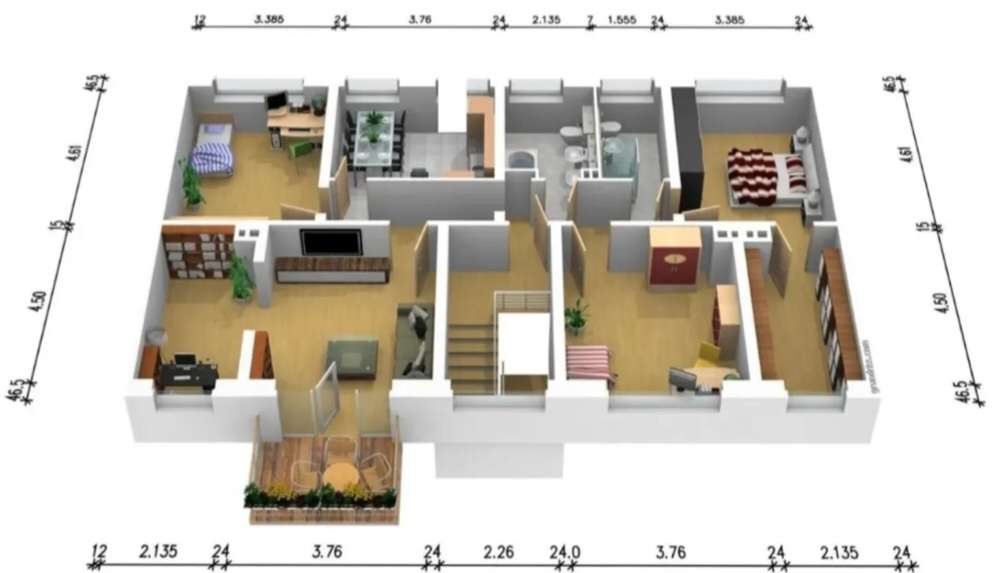 Zimmer Chemnitz Bernsdorf - 5 Zimmer, 1.140&euro; | Angebot:25755463