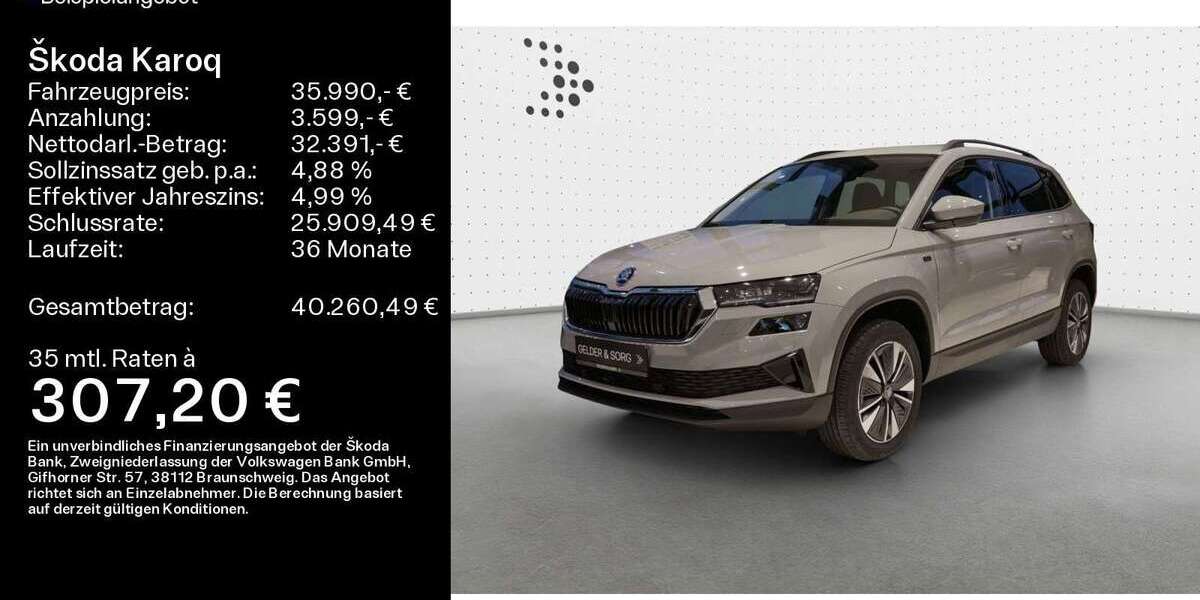 Skoda Karoq 5.000 km 35.990 &euro; Coburg 96450