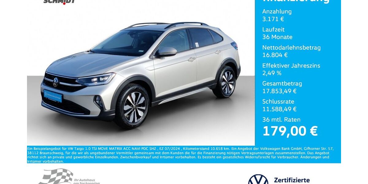 VW Taigo 10.658 km 19.975 € Bernsdorf 09337