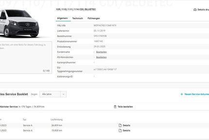 Mercedes-Benz Vito 56.610 km 17.990 &euro; Neubrandenburg an der A20 17034