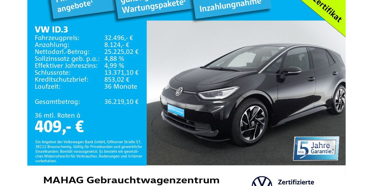 VW ID.3 18.286 km 31.927 &euro; München 80935