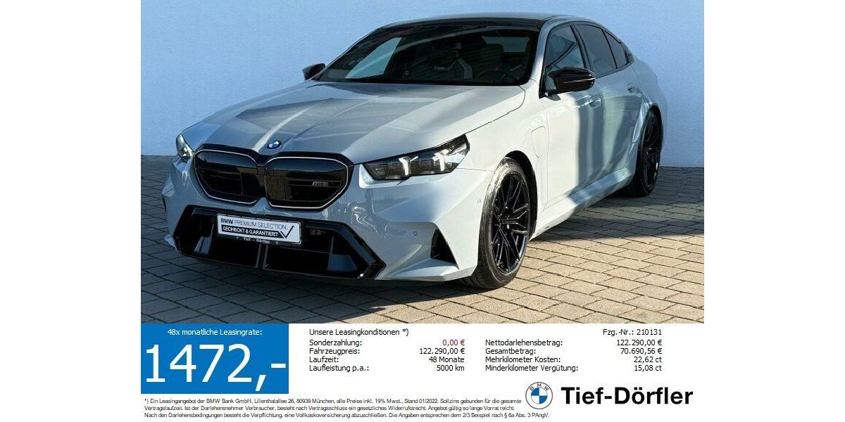 BMW M5 6.750 km 122.290 &euro; Marktsteft 97342