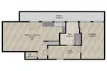 Etagenwohnung Nürnberg Steinbühl - 2 Zimmer, 65 m&sup2;, 950&euro; | Angebot:26867431