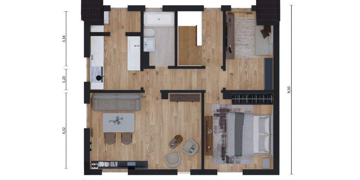 Etagenwohnung Stein - 3 Zimmer, 75 m&sup2;, 225.000&euro; | Angebot:25107913