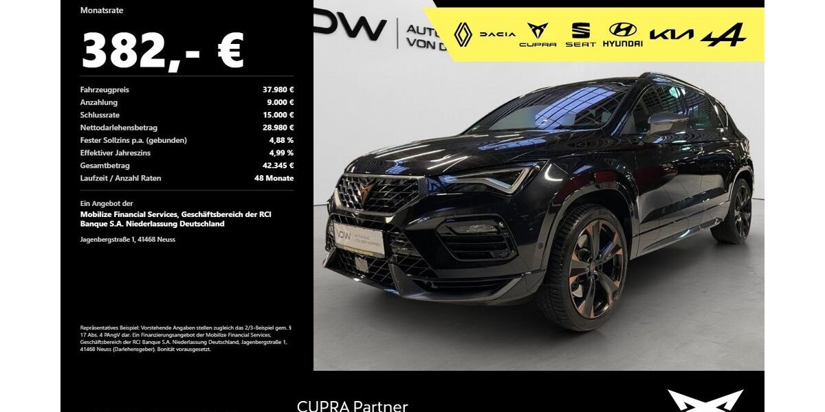 Cupra Ateca 21.300 km 37.980 &euro; Heilbronn 74076