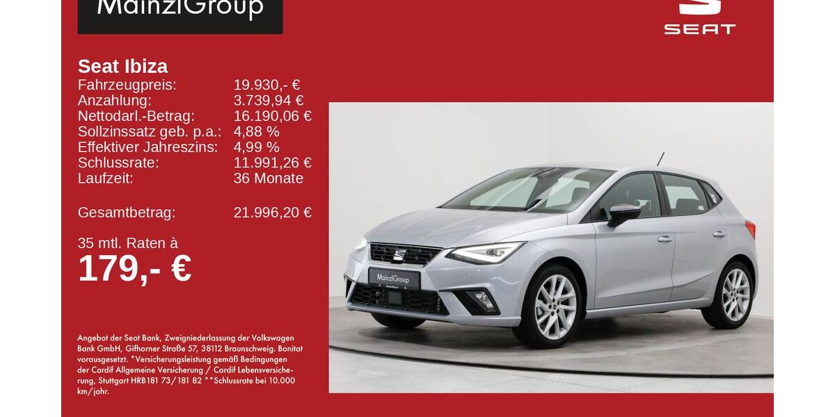 Seat Ibiza 3.421 km 19.930 &euro; Feldkirchen/Westerham 83620