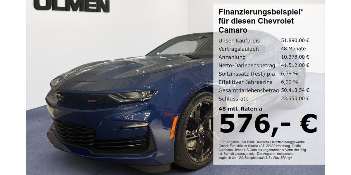 Chevrolet Camaro 10.405 km 51.890 &euro; Düsseldorf 40231