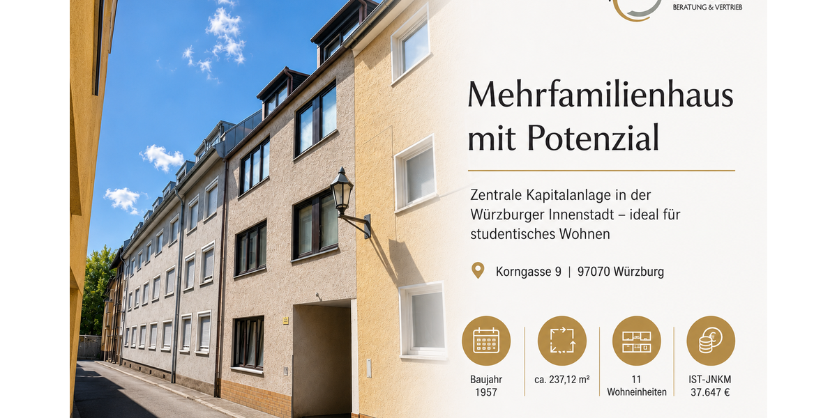 Einfamilienhaus Würzburg - 11 Zimmer, 237 m&sup2;, 1.100.000&euro; | Angebot:26983675