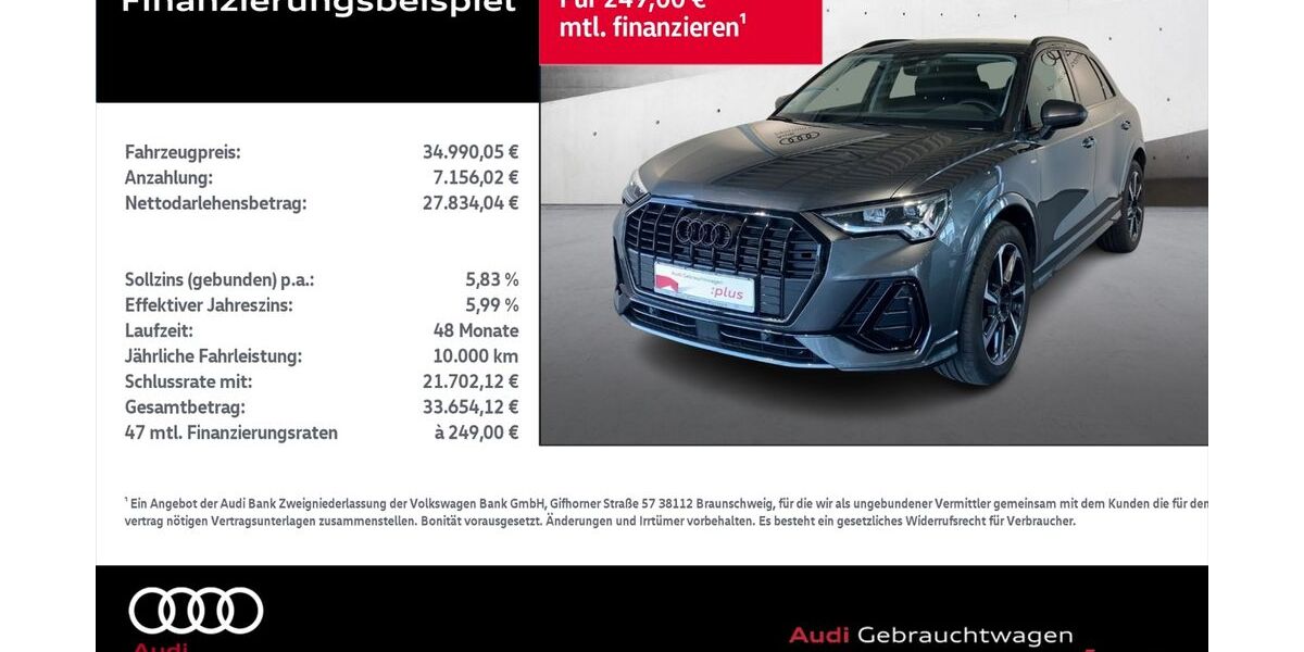 Audi Q3 19.777 km 34.990 &euro; Rostock 18059