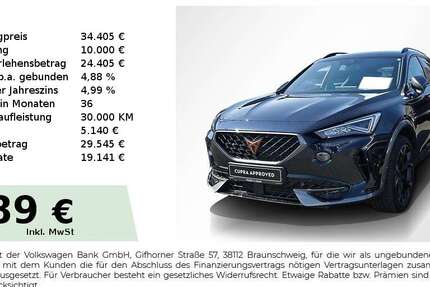 Cupra Formentor 45.750 km 34.405 &euro; Lauf an der Pegnitz 91207