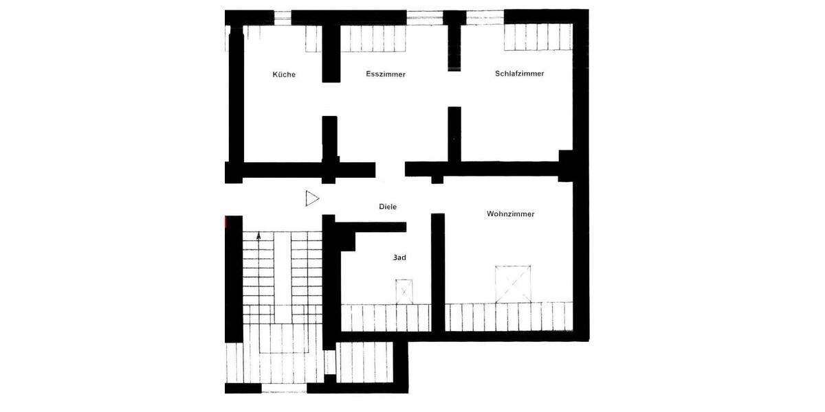 Dachgeschoßwohnung Recklinghausen Grullbad - 3 Zimmer, 72 m&sup2;, 440&euro; | Angebot:24963316