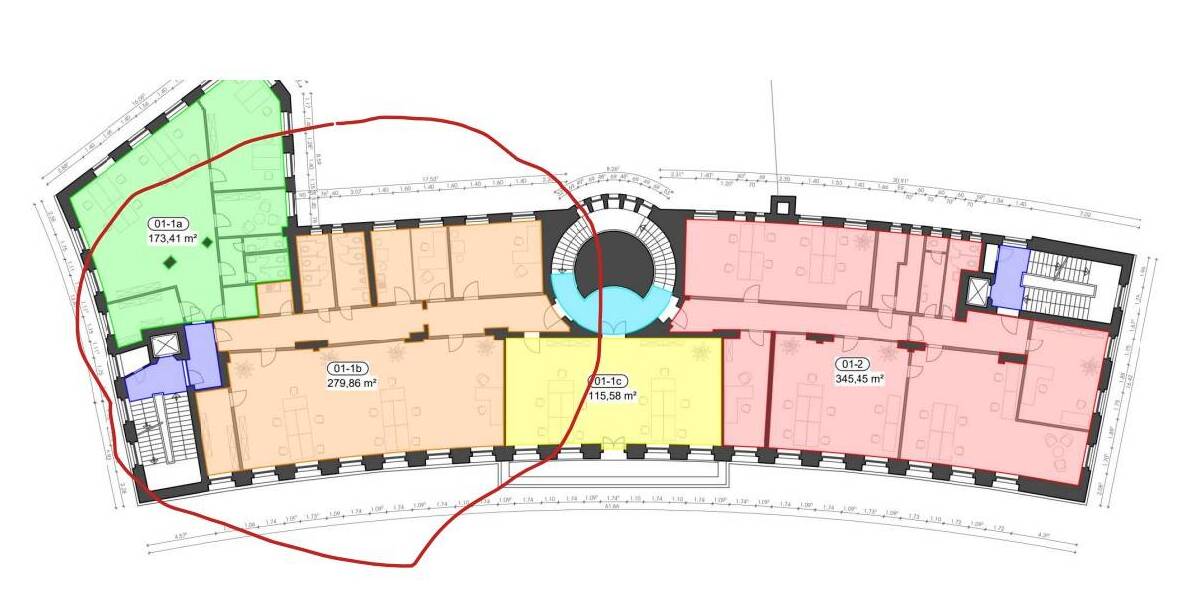 Gewerbeobjekt Chemnitz Zentrum - 8 Zimmer, 280 m&sup2;, 2.100&euro; | Angebot:26377814