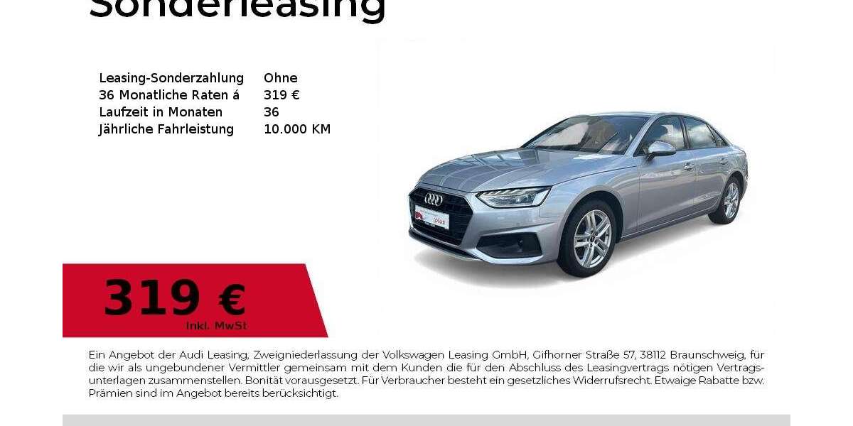 Audi A4 43.502 km 24.770 &euro; Dessau 06842
