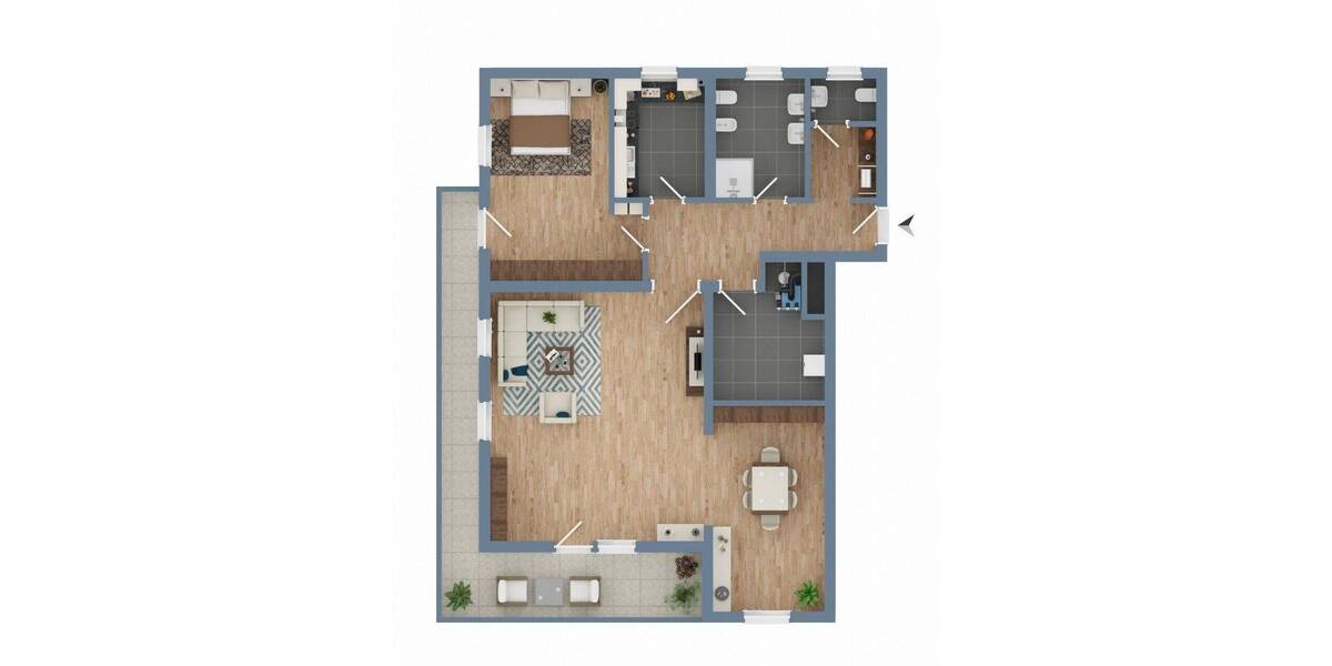 Etagenwohnung Gevelsberg - 2 Zimmer, 98 m&sup2;, 239.000&euro; | Angebot:26851368